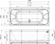 Миниатюра изображения товара Ванна акриловая Radomir Прованс 180x80 / 1-01-3-0-1-185К