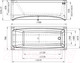 Миниатюра изображения товара Ванна акриловая Radomir Веста 170x70x45 / 2-01-0-0-0-256