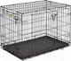 Миниатюра изображения товара Клетка для животных Midwest iCrate для собак 2 двери / 1536DD (91x58x64см, черный)