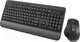 Миниатюра изображения товара Комплект клавиатура и мышь Оклик S290W / 351701