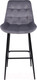 Миниатюра изображения товара Стул барный Алвест AV 405 (темно-серый бархат Н-15/черный)