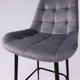 Миниатюра изображения товара Стул барный Алвест AV 405 (темно-серый бархат Н-15/черный)