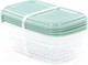 Миниатюра изображения товара Набор контейнеров Полесье №40 1.6л с крышками / 73782 (4шт, прозрачный/бледно-оливковый)