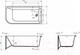Миниатюра изображения товара Ванна акриловая BelBagno BB712-1500-730-L