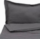 Миниатюра изображения товара Комплект постельного белья Rusby 2ХМ 1.5 сп / 271306 (серый уголь)