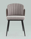 Миниатюра изображения товара Стул Stool Group Пенелопа / FDC8054O BEL-14+270-23 (рогожка серый/экокожа серый)