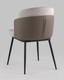 Миниатюра изображения товара Стул Stool Group Пенелопа / FDC8054O BEL-14+270-23 (рогожка серый/экокожа серый)