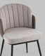 Миниатюра изображения товара Стул Stool Group Пенелопа / FDC8054O BEL-14+270-23 (рогожка серый/экокожа серый)