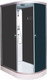 Миниатюра изображения товара Душевая кабина Водный мир ВМ-877 L 80x120 (черный/тонированное стекло)