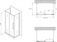 Миниатюра изображения товара Душевой уголок Abber Schwarzer Diamant AG30110BMH-S80BM-S80BM