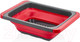 Миниатюра изображения товара Дуршлаг Qluxplastic Прямоугольный складной с выдвижными ручками / L-00852