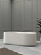 Миниатюра изображения товара Ванна из искусственного камня Abber Stein AS9607 (белый матовый)