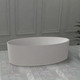 Миниатюра изображения товара Ванна из искусственного камня Abber Stein AS9627 (белый матовый)