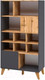 Миниатюра изображения товара Стеллаж Мебель-Неман Сканди МН-036-11 (1) (дуб вотан/графит)