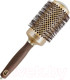 Миниатюра изображения товара Расческа Olivia Garden Термобрашинг Expert Blowout Shine Wavy Bristles Gold&Brown (55мм)