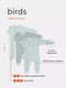 Миниатюра изображения товара Набор комбинезонов для малышей MOWbaby Birds / 1282 (Blue, р.62)