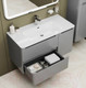 Миниатюра изображения товара Тумба с умывальником IDDIS Edifice EDI10L0i95K (светло-серый)