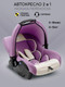 Миниатюра изображения товара Автокресло Amarobaby Baby Comfort / AB222008BC/3938 (светло-фиолетовый/светло-бежевый)