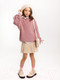 Миниатюра изображения товара Джемпер детский Amarobaby Knit Wear / AB-OD21-KNITW2602/27-128 (пудровый, р.128)
