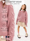 Миниатюра изображения товара Джемпер детский Amarobaby Knit Wear / AB-OD21-KNITW2602/27-128 (пудровый, р.128)