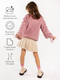 Миниатюра изображения товара Джемпер детский Amarobaby Knit Wear / AB-OD21-KNITW2602/27-128 (пудровый, р.128)