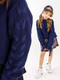 Миниатюра изображения товара Джемпер детский Amarobaby Knit Wear / AB-OD21-KNITW2602/20-146 (синий, р.146)