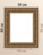 Миниатюра изображения товара Рамка Декарт 40x50 8Л3719 (золото)