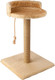 Миниатюра изображения товара Лежанка-когтеточка Leader Toys Круг с квадратной платформой с кошачьей мятой / МТ14030 (коричневый)
