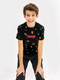 Миниатюра изображения товара Футболка детская Mark Formelle 113379 (р.110-56, ленивцы на черном)