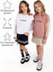 Миниатюра изображения товара Свитшот детский Amarobaby Crystal / AB-OD23-C28/27-134 (пудровый, р.134)