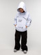 Миниатюра изображения товара Худи детское Amarobaby Slang / AB-OD23-28S/00-128 (белый, р.128)