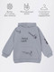 Миниатюра изображения товара Худи детское Amarobaby Slang / AB-OD23-28S/11-134 (серый, р.134)