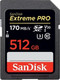 Миниатюра изображения товара Карта памяти SanDisk Extreme Pro SDXC UHS-I Class 3 V30 (SDSDXXD-512G-GN4IN)