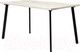 Миниатюра изображения товара Обеденный стол Millwood Шанхай 130x80x75 (дуб белый Craft/металл черный)