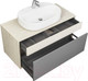 Миниатюра изображения товара Тумба с умывальником Акватон Лофт Урбан 100 (1A2477K5LQX60)