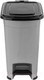 Миниатюра изображения товара Контейнер для мусора El Casa Слим / 640474 (серый/черный)