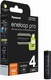 Миниатюра изображения товара Комплект аккумуляторов Panasonic Eneloop Pro AAA 930 4BP / BK-4HCDE/4BE