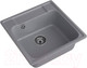 Миниатюра изображения товара Мойка кухонная GranFest Quarz GF-Z48 (темно-серый)