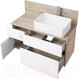 Миниатюра изображения товара Тумба с умывальником Акватон Мишель 100 (1A2441K3MIDU0)