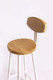 Миниатюра изображения товара Стул барный Stal-Massiv SMH-S78 со спинкой (дуб натуральный/белый)