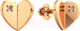 Миниатюра изображения товара Серьги из розового золота ZORKA 3D00314.14K.R.ZZ (с бриллиантами)