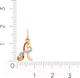 Миниатюра изображения товара Подвеска из розового золота ZORKA 440260/А (с фианитами)