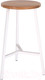 Миниатюра изображения товара Табурет барный Stal-Massiv TRH-63 (дуб натуральный/белый)