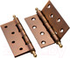 Миниатюра изображения товара Комплект петель дверных Ренц IN100-4BB CH CF (2шт, кофе)