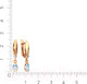 Миниатюра изображения товара Серьги из розового золота ZORKA 3S40184.14K.R (с топазами)