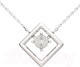 Миниатюра изображения товара Колье из серебра ZORKA 05D0002 (45см, с бриллиантом)