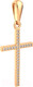 Миниатюра изображения товара Крестик из розового золота ZORKA 440331.14K.R (с фианитами)