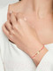 Миниатюра изображения товара Браслет из розового золота ZORKA 670035.14K.R.02 (18см, с фианитом)