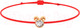 Миниатюра изображения товара Браслет из розового золота ZORKA 670044.14K.R.02 (18см, с фианитом)