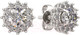 Миниатюра изображения товара Серьги из серебра ZORKA 0310610 (с фианитами)